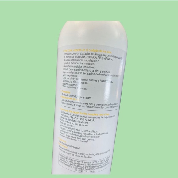 STANHOME FRESCA PIE ARNICA FEET AND LEGS LOTION. LOCION PARA PIES Y PIERNAS 930 - Picture 5 of 7